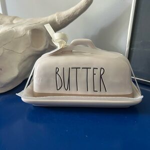 Rae Dunn Large “Butter” Butter Dish
